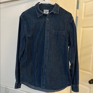 Men's Blue Denim Shirt